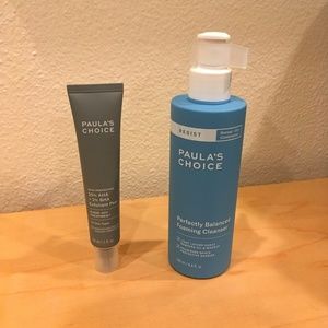 Paulas's Choice New Fresh Set of Foaming Cleanser And AHA BHA Peel